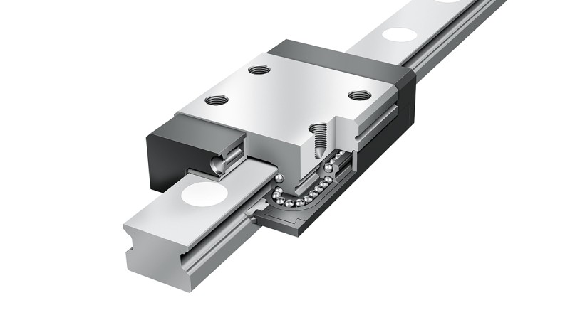 Schaeffler lineárne vedenia: Štvorradové miniatúrne jednotky s obehom guliek