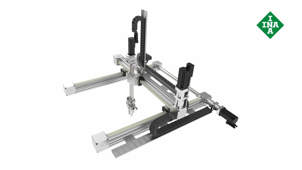 Schaeffler lineárne vedenia: Viacosové polohovacie systémy