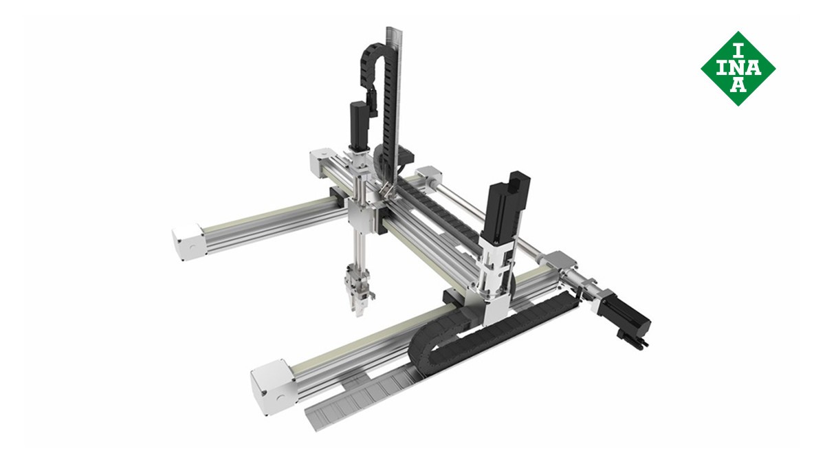 Schaeffler lineárne vedenia: Viacosové polohovacie systémy