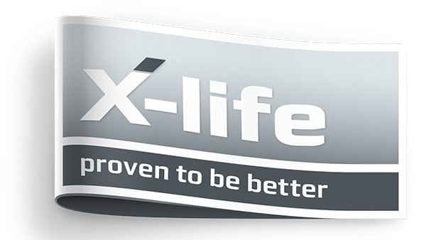 X-life je pečať kvality pre obzvlášť výkonné produkty značiek INA a FAG.